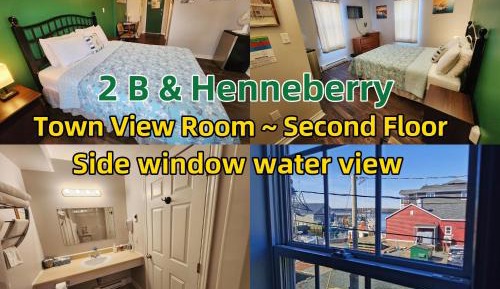 Town View Room - side window water view - Henneberry & 2B