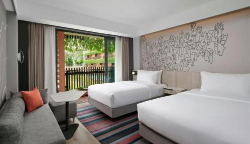 Aloft Pool View, 2 Double Beds (maximum capacity 2 adults & 2 children below 12 y.o.)