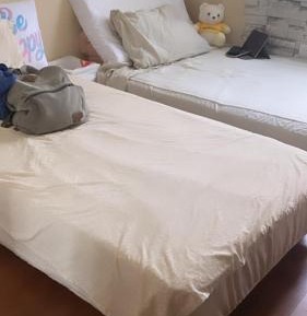 Single Bed in Female Dormitory Room