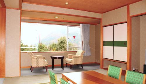 Japanese-Style Twin Room with Shared Bathroom and Private Toilet