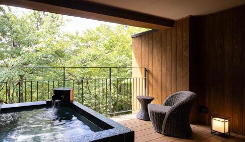 Forest View Japanese Western Room with Terrace and Hot spring