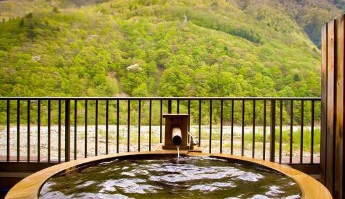 Room with Tatami Area and Open-Air Bath
