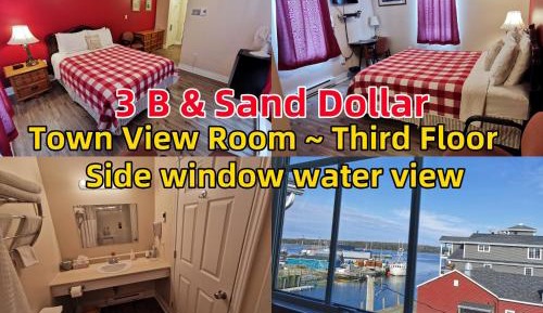 Town View Room - side window water view - Sand Dollar & 3B