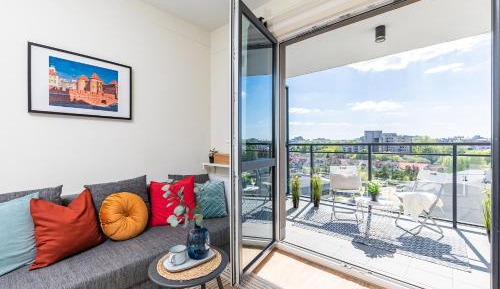 Studio with Balcony