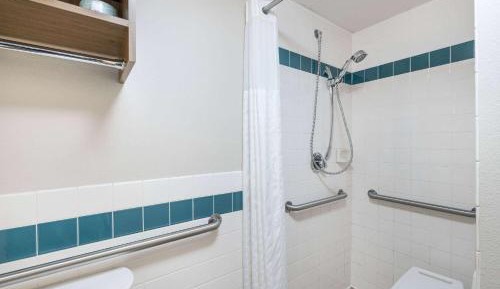 Queen Room with Roll-In Shower - Mobility Accessible/Non-Smoking