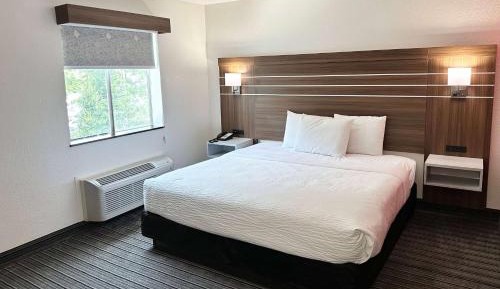 1 Queen Bed, Mobility Accessible Room, Bathtub w/ Grab Bars, Non-Smoking