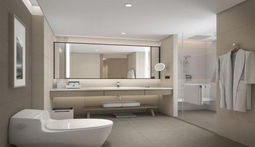 Standard Double Room with Two Double Beds and Mountain View