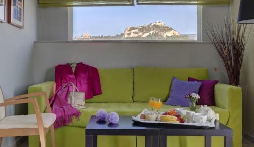 Suite with Private Veranda & Acropolis View