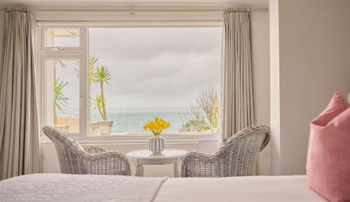 Deluxe Double Room with Side Sea View
