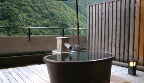 Japanese-Style Room with Open-Air Bath