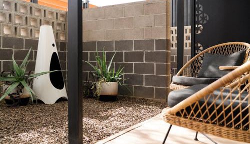 Deluxe King Room with Fire Pit, Patio - Disability Access