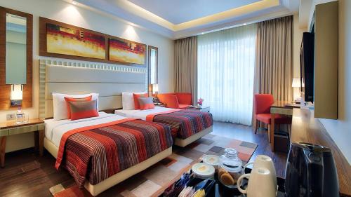 Executive Twin Room - Non-Smoking with Happy Hours (1+1 ;only applicable for IMFL not all the Brand at the bar) 15% off on Food & Soft beverage & Laundry