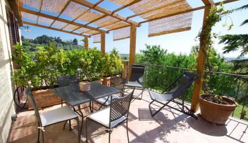 One-Bedroom Apartment with Terrace