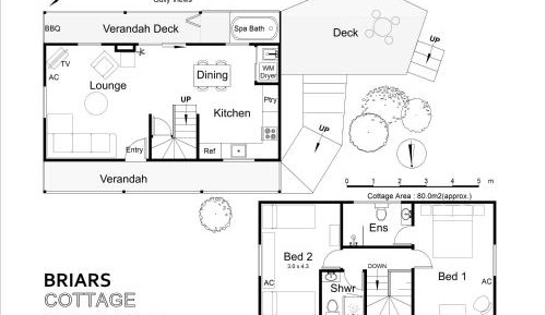 Two-Bedroom Cottage