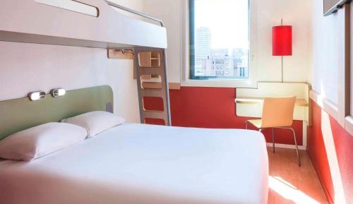 Triple Room with One Double Bed and One Bunk Bed