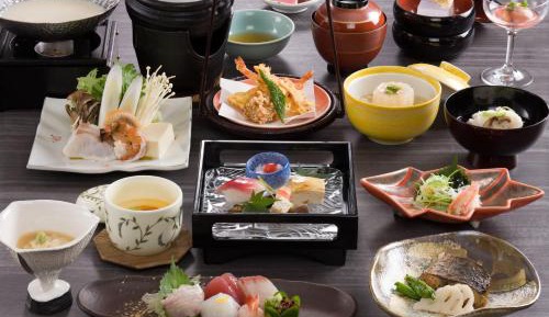 Japanese-Style Room with Dining Room Dinner