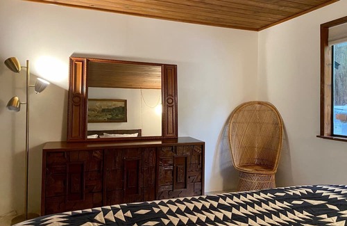 Lake Cavanaugh Cabin | Charming Waterfront Mid Century Waterfront Cabin w/ Hot Tub + Breathtaking Views