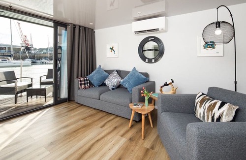 St. Helier Boat Rental | The Shells floating luxury apartments in St Helier Marina - a unique experience!