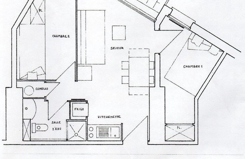 Cadeilhan-Trachere Apartment | Appart.T3 Pla d'Adet Pied des pistes