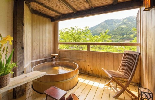 Gero Onsen House | Nonsmoking roomDouble bedroomView of the cit /Gero Gifu