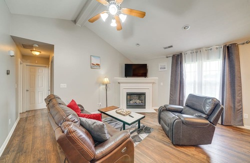 Speed House | Peaceful Jeffersonville Getaway Near Golf Courses!