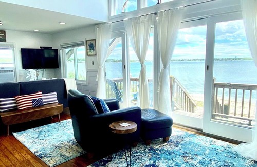 Fairhaven House | Private Ocean Front Beach House with 4 bedrooms Sleeps 8 Has a Mooring