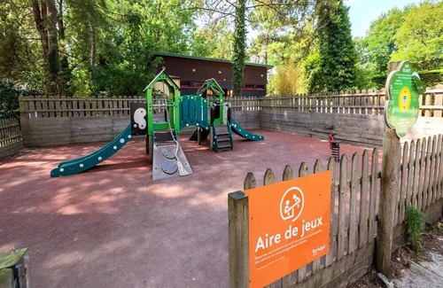 Camiers House | Camping La Dune Blanche*** - Classic XL mobile home 4 rooms 6 people raised terrace