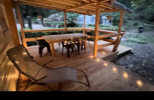 Saint-Jean-de-Valeriscle House | Homerez - Bungalow for 5 ppl. with shared pool at Saint-Jean-de-Valériscle