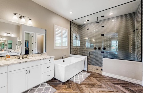 Montecito in Estrella House | Luxury oasis home with private pool, pool spa, putting green, & amazing views