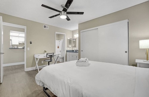 Colton Apartment | 2BR/2BA Queen Suite Apartment with Pool View