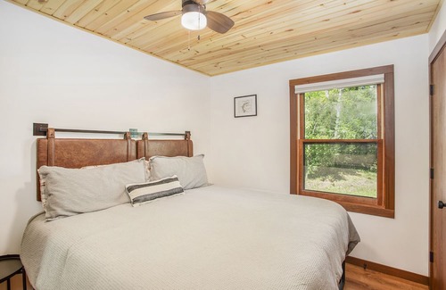 Chase Cabin | Cozy Riverfront Two Bedroom Cabin