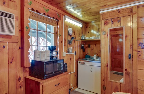 Weirs Beach Apartment | Rustic Laconia Studio Cabin ~ 2 Mi to Weirs Beach!