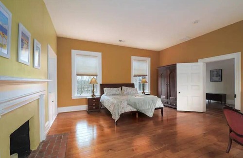 Burlington Other | NEW to VRBO 5 Star Super Host. Enjoy a historic farmhouse on five private acres.