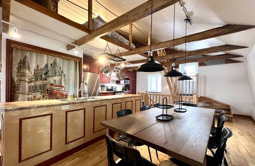 Saint-Jean-Baptiste Apartment | Nice condo with mezzanine floor and terrace.
