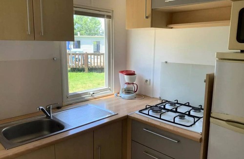 Saint-Denis-du-Payre House | CAMPING O BEAU LAURIER * - Mobile home 40 4 people