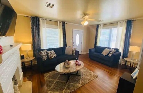 Sunrise Terrace House | Spacious 2BR Midtown Duplex!