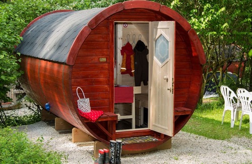 Pleinfeld Cabin | Tinyhaus mit Dachterrasse - Waldcamping Brombach