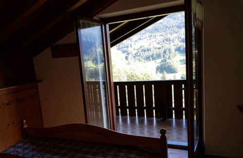Tesero Apartment | Apartment 'Casa Luisa Tesero' with Mountain View, Private Terrace and Wi-Fi