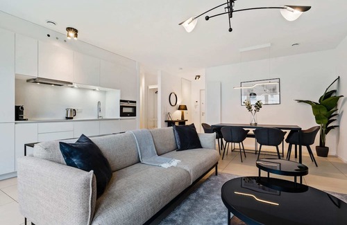 Sanem Apartment | Spacious 2BR in Belval - City Views & Smart TV