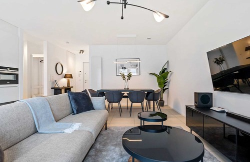 Sanem Apartment | Spacious 2BR in Belval - City Views & Smart TV