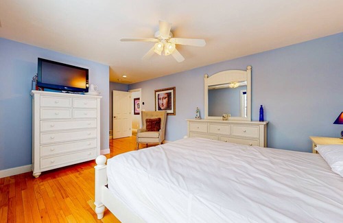Pine River Pond House | Quiet charmer with lake views, large deck, grill, fully stocked kitchen, & W/D