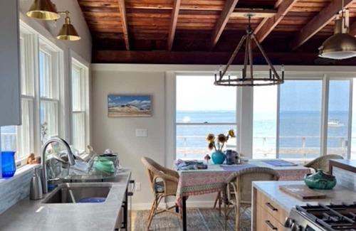 Bayberry Dunes House | Spectacular views with a large Bayfront deck, Ocean Ridge Davis Park.