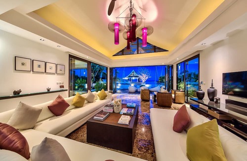 Lamai Villa | Baan Paradise - 5BRs Villa, Private Pool with Beachfront View