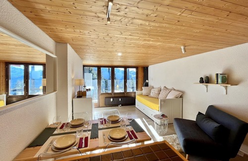 Alpe des Chaux Apartment | The Alpine Studio on the ski slopes