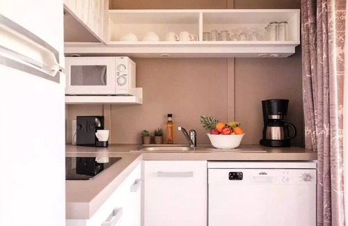 Coux-et-Bigaroque-Mouzens Ski Chalet | Camping Inspire Villages Séveilles - Signature Chalet 4 Rooms 6 People Air Conditioned