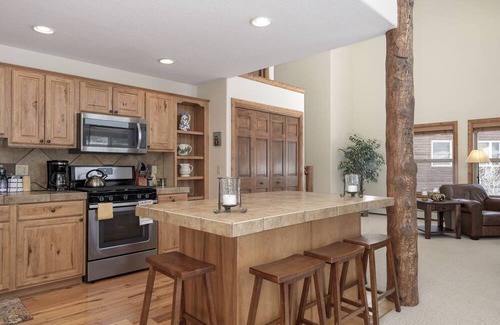 Pole Creek House | 208 Fireweed 15A Creek-Side Mountain Townhouse with Hot Tub