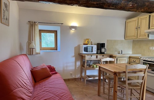 Saint-Sauveur-de-Cruzieres Cottage | LA CONFISERIE with private terrace and barbecue/shared swimming pool