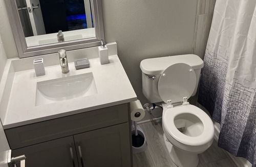East Forest Apartment | Cozy LED Getaway 10 mins from Downtown Charlotte. 2 King Sized Beds 2 Full Bath.