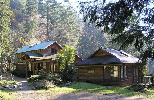 Bowen Island Cabin | Spacious Cedar Cottage on Tranquil Retreat Centre. 38-Acres of Lush Rainforest