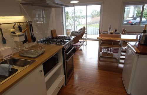 Woodbridge Apartment | Delightful aspect at Birchs Bay with view to Bruny Island.